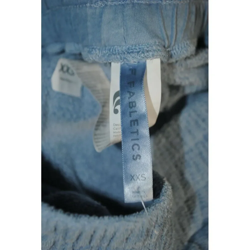 New Fabletics Womens Eco Conscious Terry Sweatshorts Blue Size XXS $65 - Picture 5 of 5